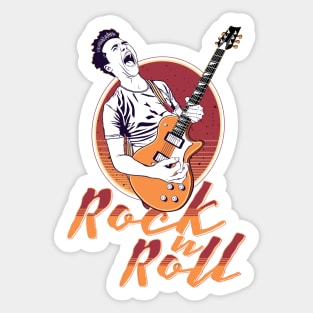 Rock and Roll Sticker
